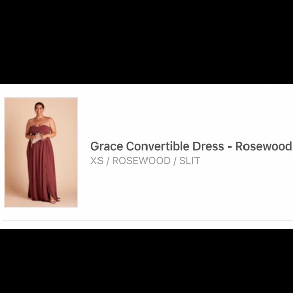 Birdy Grey - Grace Convertible Dress (Rosewood) size XS Brand New w/tags - Picture 3 of 11